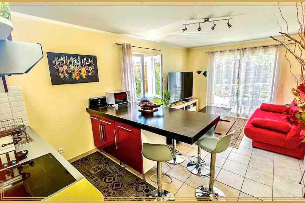 Appart Independent Garden Pool & Spa Sussargues Bagian luar foto
