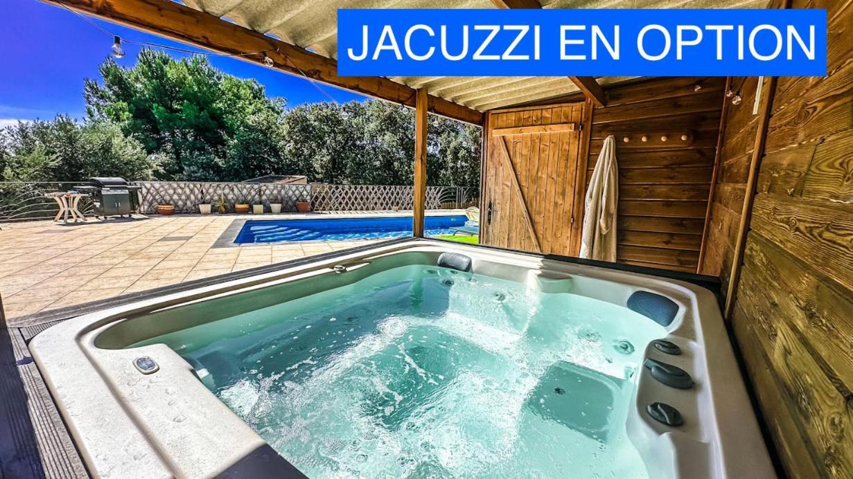 Appart Independent Garden Pool & Spa Sussargues Bagian luar foto
