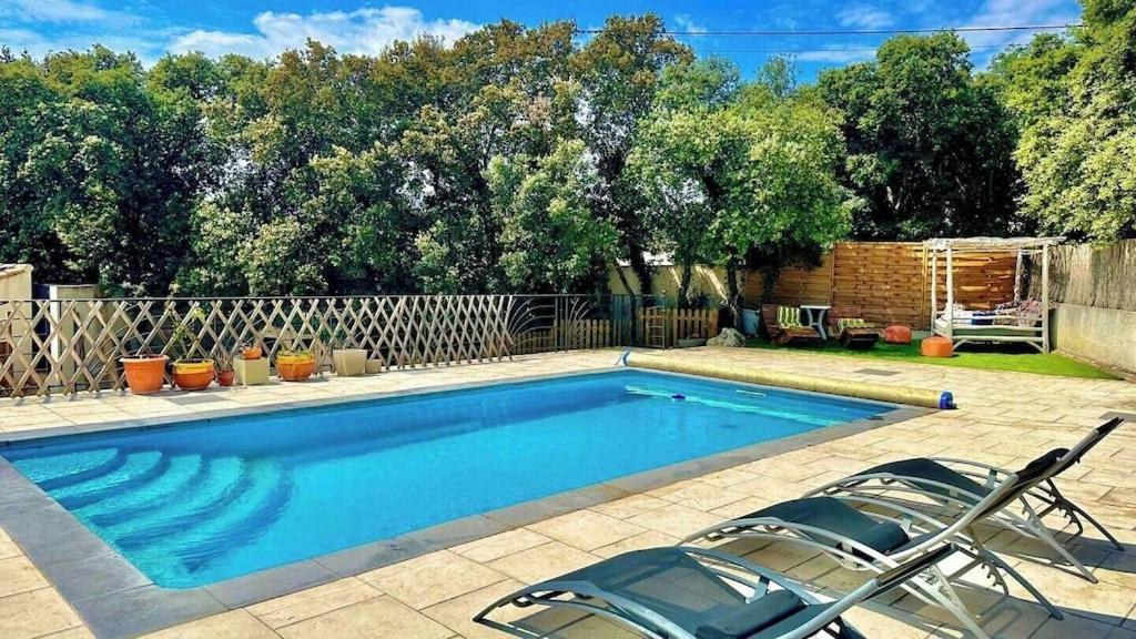 Appart Independent Garden Pool & Spa Sussargues Bagian luar foto